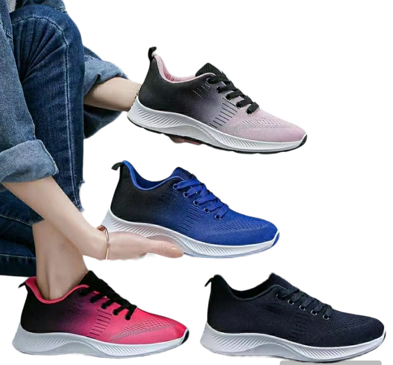 Sneakers Unisex In Morbido Tessuto Con Plantare Versione Memory Foam