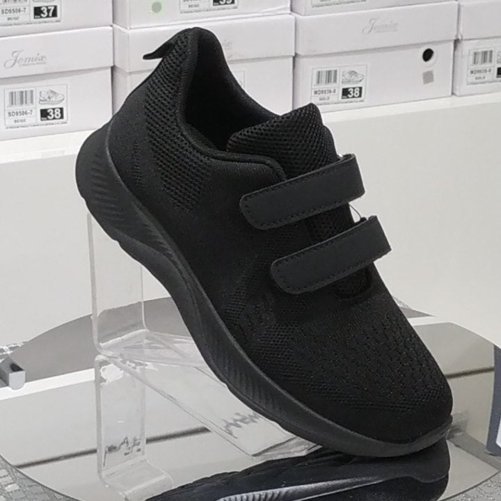 Sneakers Unisex Tinta Unita Con Strappi Regolabili Tomaia e Suola Morbida Comfort