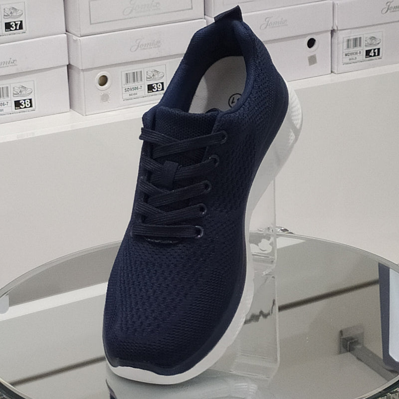 Sneakers Sport Uomo In Tessuto Morbido e Leggero Comodo Plantare Suola In Gomma