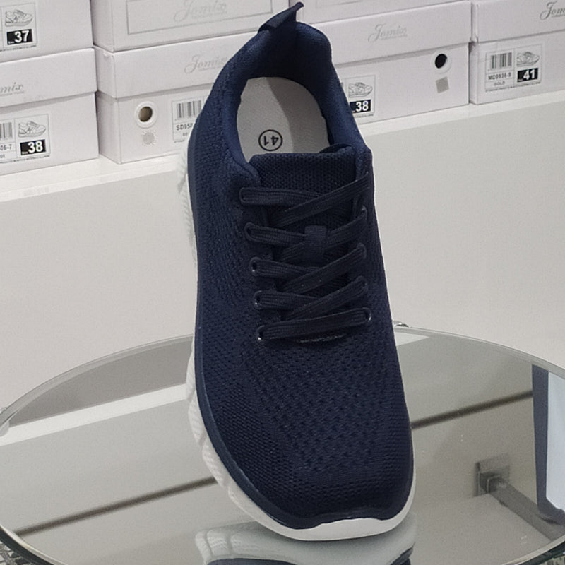 Sneakers Sport Uomo In Tessuto Morbido e Leggero Comodo Plantare Suola In Gomma