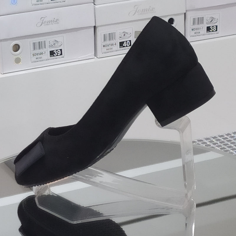 Pharma Shoes - Decollete Tacco 3Cm In Similpelle Scamosciata Di Buona Manifattura Con Plantare Comodo Anatomico Punta Tonda