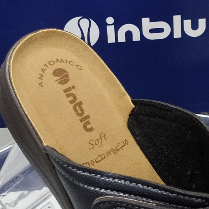 INBLU - Pantofole Ciabatte Invernali // Strappo Regolabile // Plantare Versione SOFT