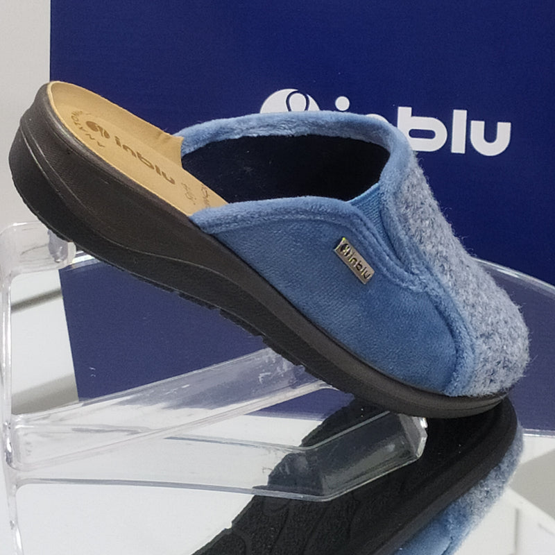 INBLU - Pantofole Ciabatte Invernali // Elastico Laterale // Plantare Versione SOFT Anatomico