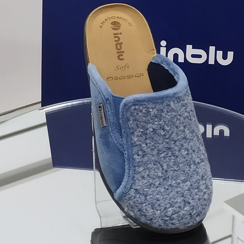 INBLU - Pantofole Ciabatte Invernali // Elastico Laterale // Plantare Versione SOFT Anatomico