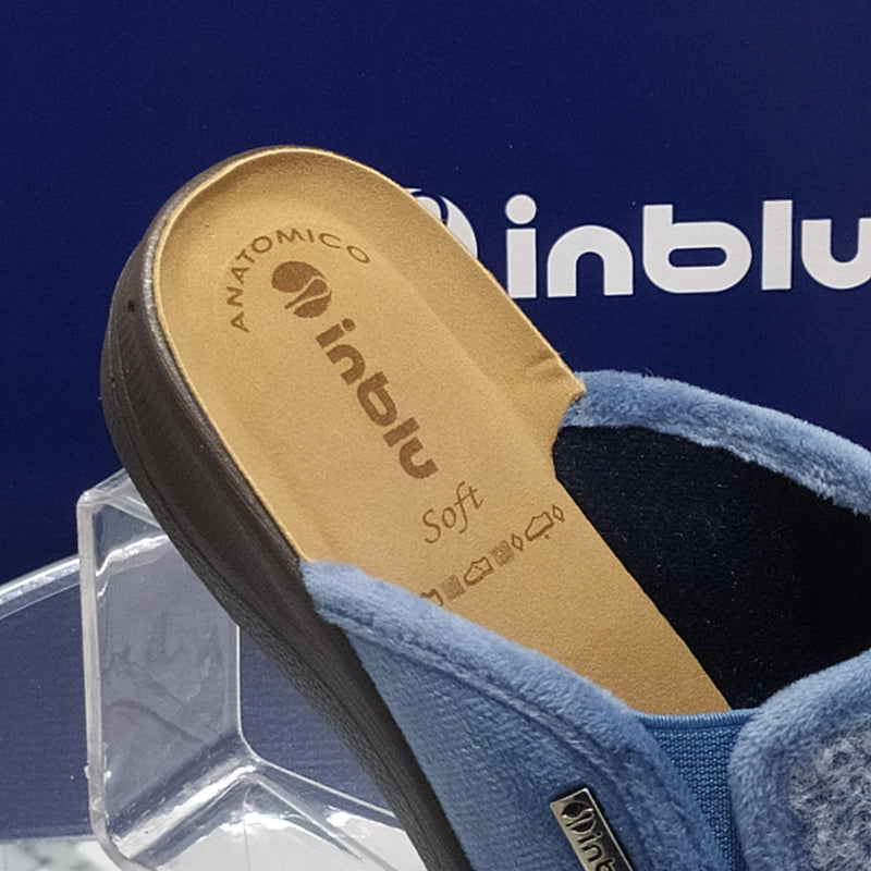 INBLU - Pantofole Ciabatte Invernali // Elastico Laterale // Plantare Versione SOFT Anatomico