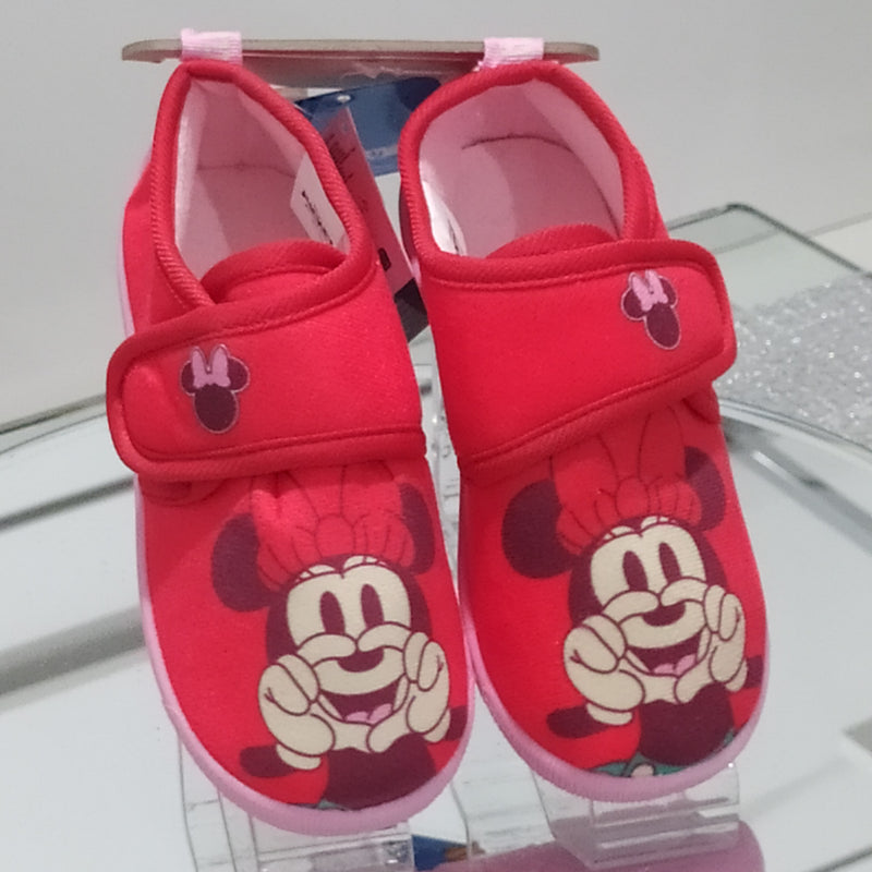 DISNEY - Ciabatte Pantofole Bambina Con Strappo Regolabile Fantasia Minnie