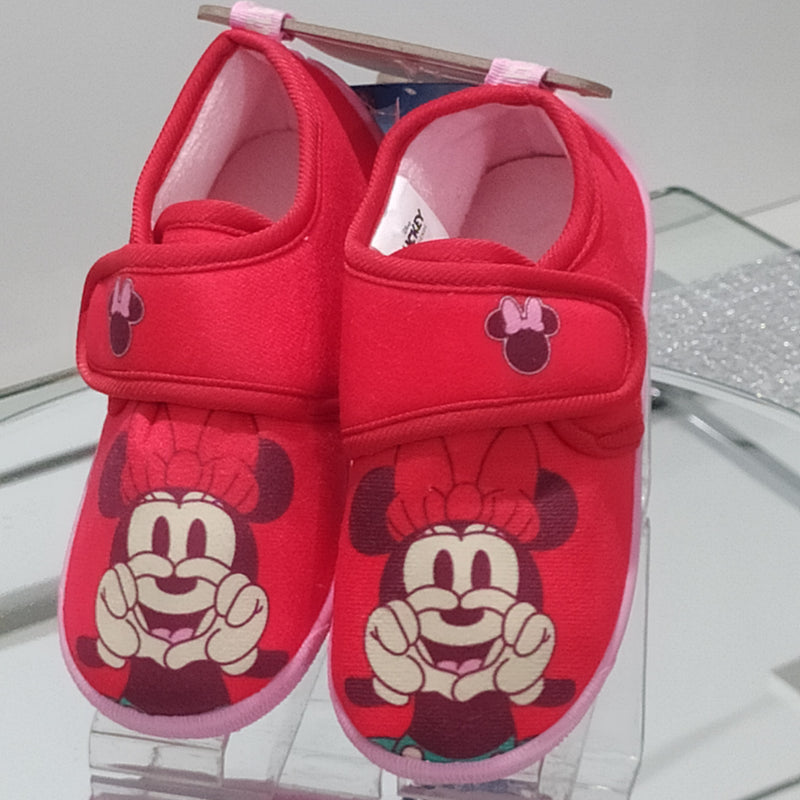 DISNEY - Ciabatte Pantofole Bambina Con Strappo Regolabile Fantasia Minnie