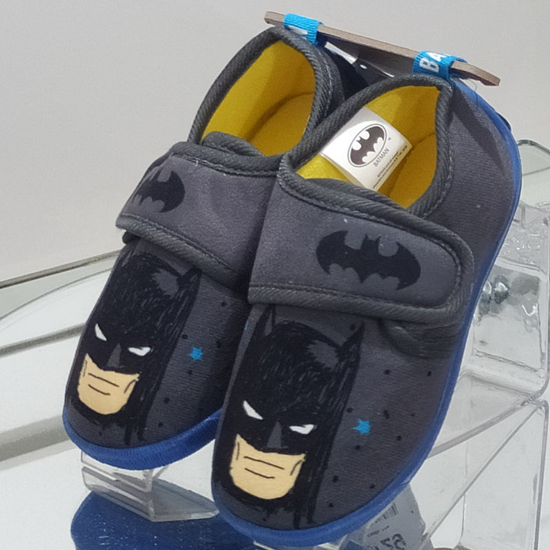 BATMAN - Ciabatte Pantofole Bambino Con Strappo Regolabile Fantasia Batman