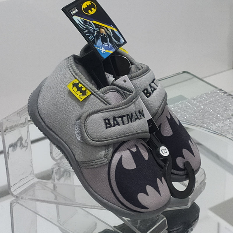 BATMAN - Ciabatte Pantofole Bambino Con Strappo Regolabile Fantasia Batman