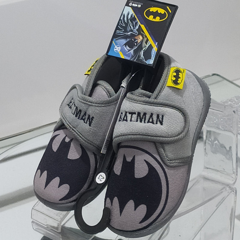 BATMAN - Ciabatte Pantofole Bambino Con Strappo Regolabile Fantasia Batman