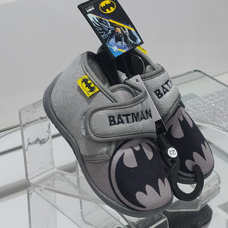 BATMAN - Ciabatte Pantofole Bambino Con Strappo Regolabile Fantasia Batman