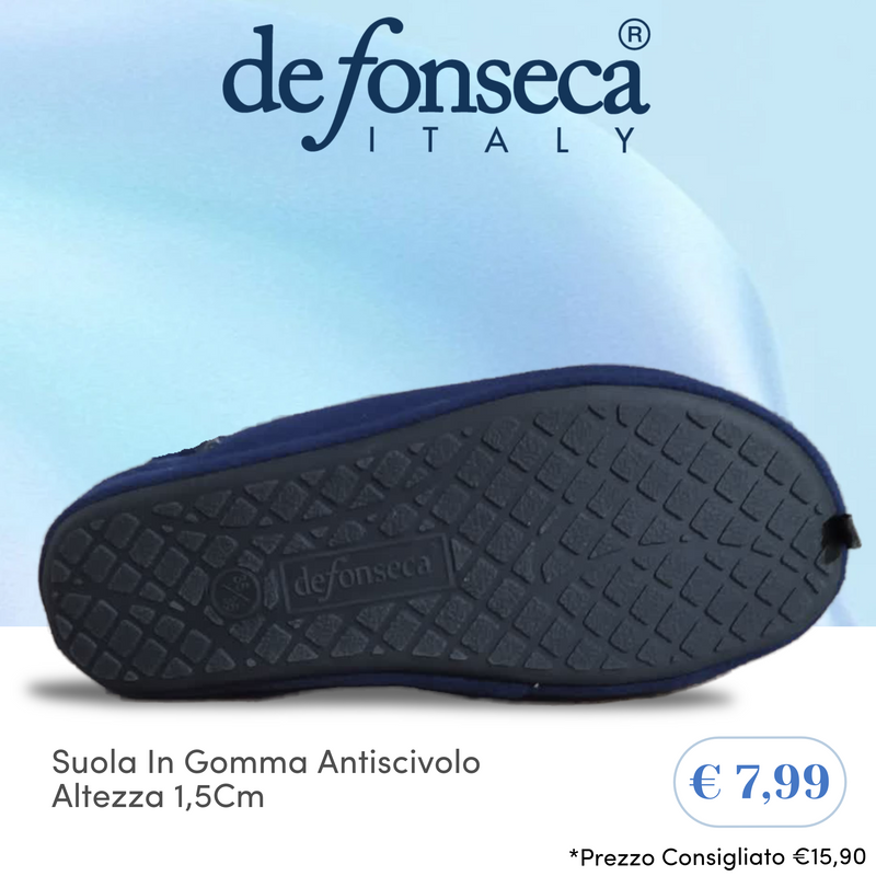 DEFONSECA - Pantofole Chiuse Inverno Con Chiusura Laccio Regolabile Suola In Gomma Art. DE. AOSTA C M30