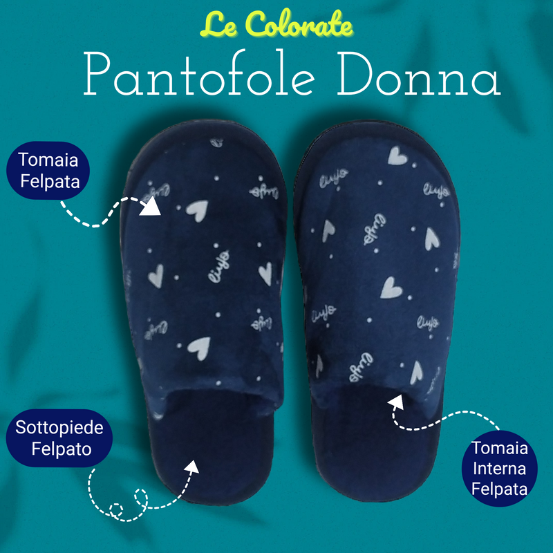 Pantofole Donna  (CONSIGLIO IN DESCRIZIONE)